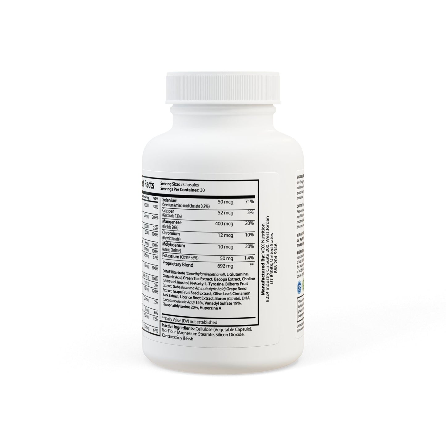 NO BRAINER - Brain Support Complex Supplement (60 Capsules)