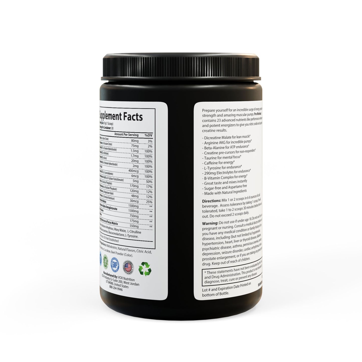 BEFORE - Pre-Workout Supplement, Watermelon (300g, 10.58oz)