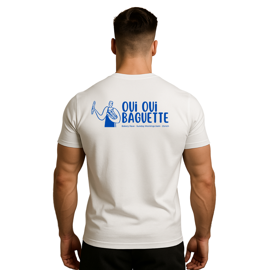 OUI OUI BAGUETTE - Tee Shirt - Bakery Rave Zürich