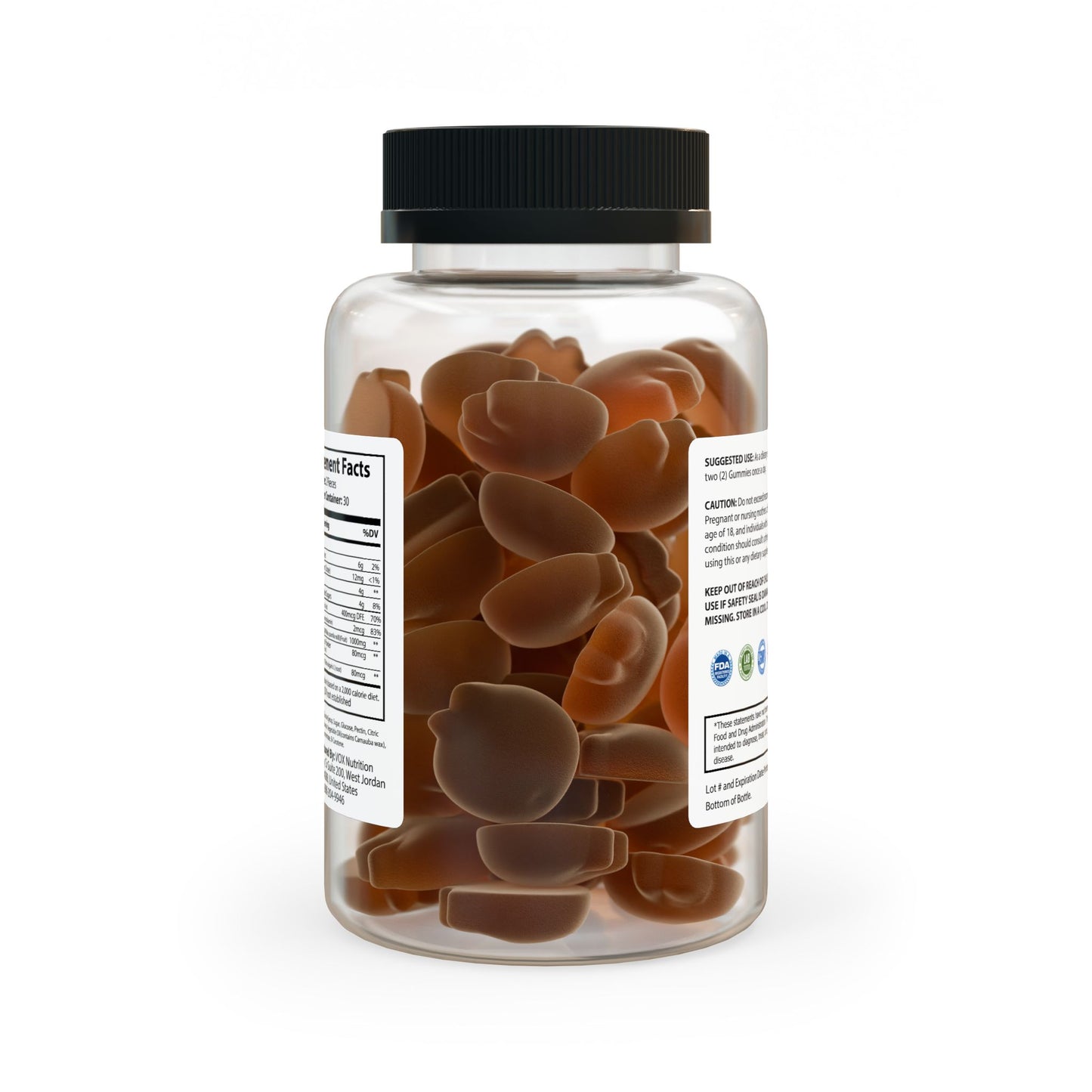 POWERBOTTOM - Apple Cider Vinegar Gummies (60 Gummies)